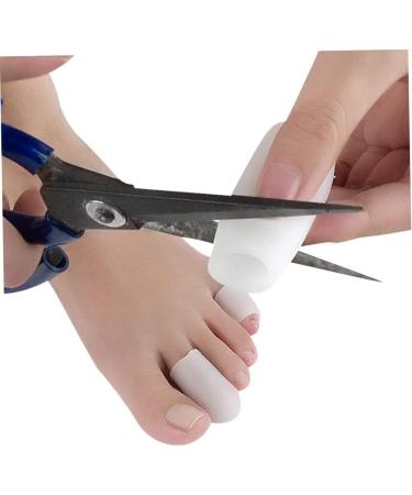 Healvian 10pcs Toe Cover & Separator Set - Bunion & Corn Protectors - Silicone Gel Sleeves - Toe Spreader Braces - White - 1.7x1.5cm - Buy Online on GoSupps.com
