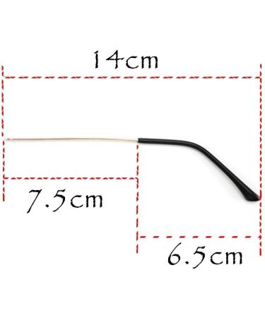 Buy Vintage Metal Frame Glasses Replacement Arm & End Caps | International Shipping Available - Buy Online on GoSupps.com