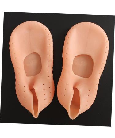 minkissy 6 Pairs Heel Socks for Cracked Heels Heel Protectors for High Heel Shoes Moisturizing Sleeves Foot Softening Socks Silicone Heel Cover Moisturizing Socks Anti Slip Socks Increased - Buy Online on GoSupps.com