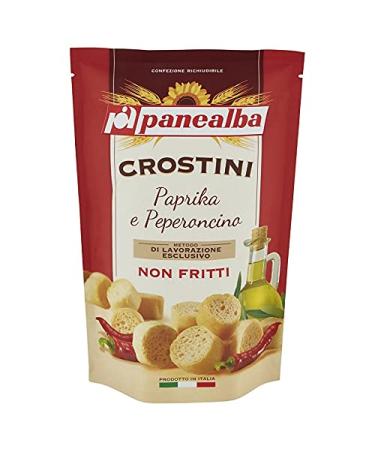 Panealba Panealba Crostini Paprika e Peperoncino Croutons with Peppers and Chilli 100g