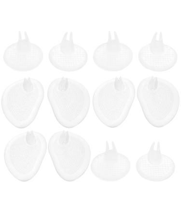 6 Pairs Toe Pads Metatarsal Pads Cushion Ball of Foot Cushion Forefoot Pad Metatarsal Pads for Sandals Forefoot Cushion Metatarsal Foot Pads Metatarsal Guard Ball of Foot Grip Pads