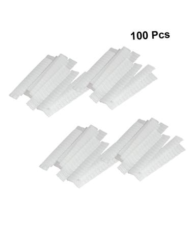 100pcs Makeup Brush Covers - Expandable Mesh Guards for Travel | White 11x1cm Makeup Sleeves - Buy Online on GoSupps.com
