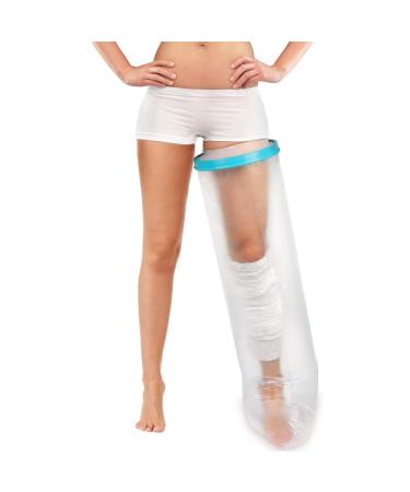 Plaster protection waterproof leg shower protection for a plaster bone shower protection leg waterproof protection showers shell for plasterbone leg protection for adults for swimming keeping a bandage dry 104cm - Buy Online on GoSupps.com