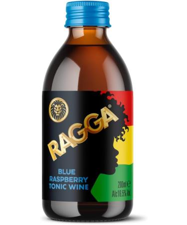Ragga Tonic Blue Raspberry 3 x 200ml 16.5% Abv - Buy Online on GoSupps.com