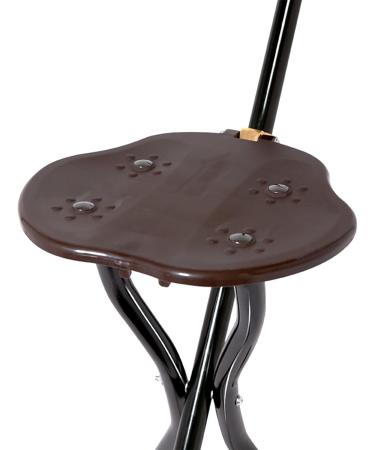 Folding Cane with Seat Lightweight Three-Legged Adjustable Walking Stick with LED Light for Seniors Outdoor Travel Aids - Buy Online on GoSupps.com