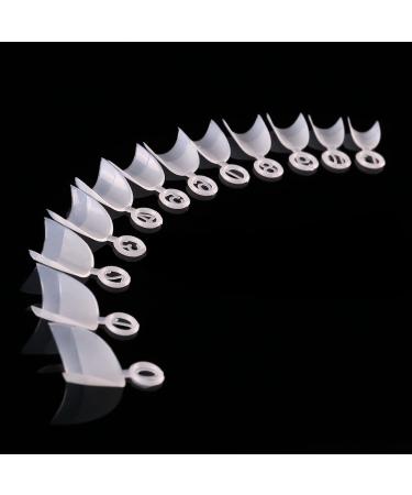 Bodya 600pcs French Nail Tips | Stiletto Acrylic Fake Nails - 12 Sizes for DIY Nail Art | Short Natural Look - Buy Online on GoSupps.com