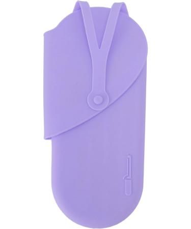 Insulated Silicone Curling Iron Pad | Heat Resistant Mat & Pouch for Travel | Professional Hair Styling Tools for Women (Purple - Buy Online on GoSupps.com