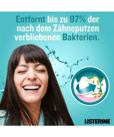 Buy Listerine Cool Mint Antibacterial Mouthwash 1L - Alcohol-Free Mild Taste Essential Oils | International Shipping - Buy Online on GoSupps.com