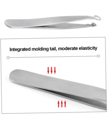 Nose Hair Tweezers Stainless Steel Tweezers Round Tip Face Hair Remover Eyelash Eyebrow Tweezers for Trimming and Grooming Facial Nasal Eyebrow Hair Ingrown Hair - Buy Online on GoSupps.com