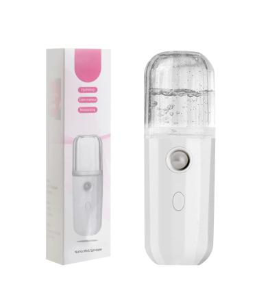 Face Mister - USB Rechargeable Face Humidifier 1oz /30ml Visual Water TankDeep Cleaning Moisturizing Facial Sprayer for Any Skin Daily Skin Care Makeup Wynott