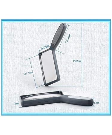 Magnifying Glass Super Clear 4X Anti-Fall Reading Elderly Students Irregular Handheld Extension Mirror Made in China - Buy Online on GoSupps.com