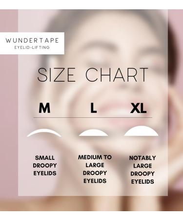WUNDERTAPE Eyelid Tape: Instant Eyelid Lift Strips for Hooded & Droopy Eyes - 24H Invisible Waterproof Eye Lift Stickers (240 x Size M) - Buy Online on GoSupps.com