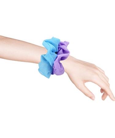 80s Neon Scrunchies - MOLYHUA 12 Pack Chiffon Hair Ties for Girls - Buy Online on GoSupps.com