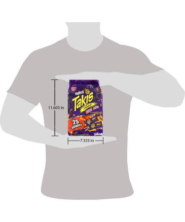 Barcel Takis Mini Fuego 25 Count (1.2 oz) - Spicy Chips Variety Pack - Buy Online on GoSupps.com
