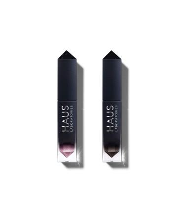 HAUS LABORATORIES By Lady Gaga Glam Attack Liquid Eyeshadow Set - Shimmer & Metallic (2-Pack) | Vegan & Cruelty-Free - Buy Online on GoSupps.com