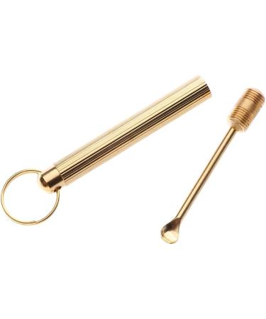 5Pcs Telescopic Ear Spoon Wax Removal Tool Set with Key Ring - Mini Earwax Cleaner Spoon Kit for Ear Hygiene - Buy Online on GoSupps.com