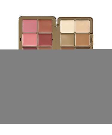 G n rique Contour and Blush Kit - Soft Cream Palette Face Tint Makeup | 12 Shades Foundation Set with Light Texture Function Natural Color Blending
