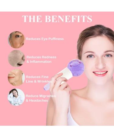 Face Ice Globes- Perfect Beauty Tool to Reduce Puffiness and Redness Ice Globes for Face- Brighten Skin & Enhance Your Natural Glow Facial Ice Globes -Tighten Skin and Reduce Fine Lines Purple - Buy Online on GoSupps.com