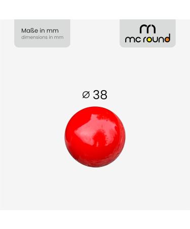 Elegant Roundys Red 38mm - Qi Gong Hand Flatterers & Therapy Balls for Relaxing Hands | International Shipping - Buy Online on GoSupps.com