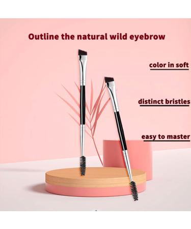 ELESDA Angled Eyebrow Brush and Comb - Double-Ended Brow Brush for Eye Makeup - Buy Online on GoSupps.com