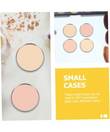 FOYTOKI Women Supplies 50pcs Eye Shadow Disk Stainless Steel Travel Lipstick Stand Cosmetic Plate - Buy Online on GoSupps.com