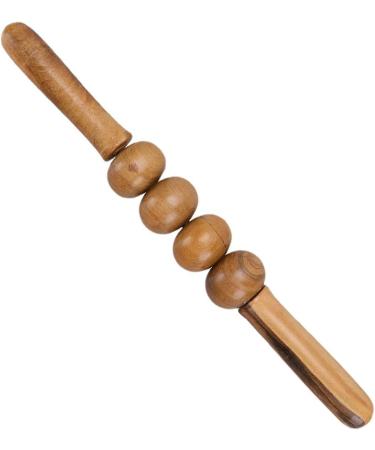 Exceart Body Roll Wood Muscle Roller Stick - Deep Tissue Trigger Point Massage Tool for Sore Muscles & Tight Shoulders - Buy Online on GoSupps.com