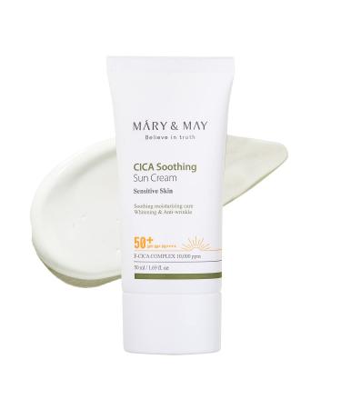 Mary&May CICA Soothing Sun Cream SPF50+ PA++++ 50ml