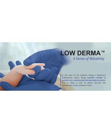 TRICARE Nitrile Exam Gloves Low Derma Chemo Drug Tested 3.5 Mil XL - 100 Pack Berry Black - Buy Online on GoSupps.com