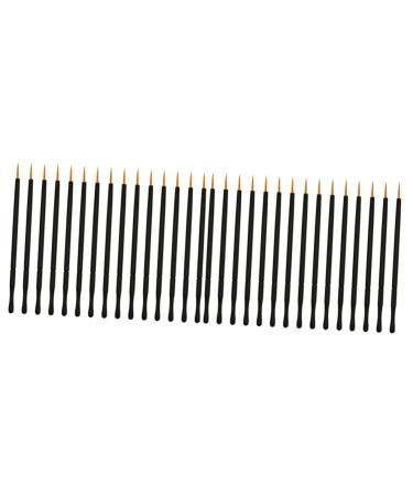 Balacoo 100 Pcs Liquid Eyeliner Gel Liner Eyeliner Eye Makeup Tools Eyeliner Brush Thin Angle Soft Head 10X0.5cmx2pcs Orangex2pcs