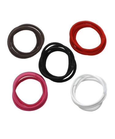 My Lello Professional Grade Red Hair Elastics Hair Ties - 20 Pack - Buy Online on GoSupps.com