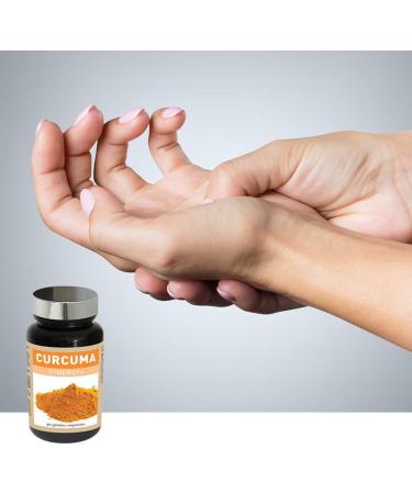 NUTRIEXPERT - Turmeric Synergy + - Maintains the health of joints bones and cartilage - Enriched with mineral antioxidants - Contributes to the formation of collagen - Vegan - Pack of 3 products - Buy Online on GoSupps.com