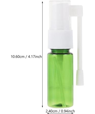 Healifty Mini Perfume Bottle Sprayer 10Pcs | Refillable Nasal Wash Spray Bottles | 15ml Travel Spray Bottle | Nasal Cleanser | Green | 9x2.4x2.4cm - Buy Online on GoSupps.com