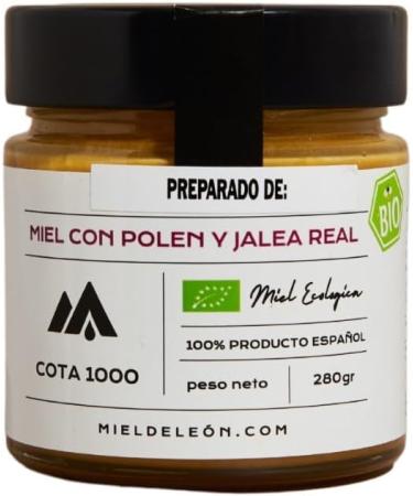 Honey with natural bee pollen and royal jelly. Intense flavor of forest honey with floral nuances of pollen and the strength of royal jelly. Artisanal product own harvest. Spain. - Buy Online on GoSupps.com