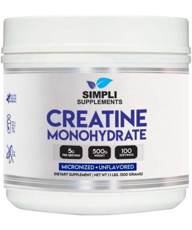 Buy Creatine Monohydrate Micronized Powder - Unflavored Keto Friendly 500g | International Shipping - Buy Online on GoSupps.com