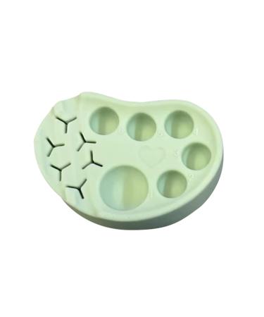 Plateau de palette de maquillage - palette pour sourcils 6 5 x 6 x 1 5 cm l gant pr sentoir pour cosm tiques plateau organisateur de l'apparence | Stockage durable du maquillage pour Tavoloz Army Green