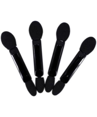 Mipcase 200 pcs Eye Shadow Double-ended Tipped Makeup Brush Eyeshadow Black Sponge Mx2pcs Blackx2pcs - Buy Online on GoSupps.com