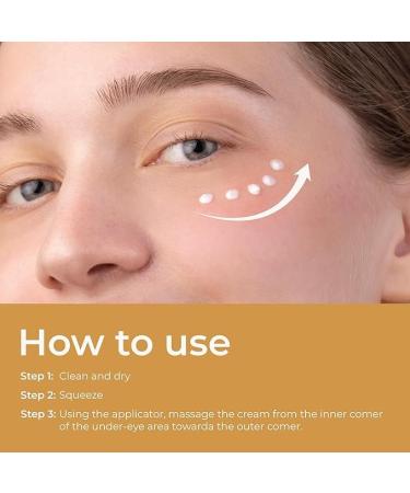 ABERA Natural Repair Eye Cream | Reduce Dark Circles Wrinkles & Puffiness | 0.5 fl oz - Buy Online on GoSupps.com