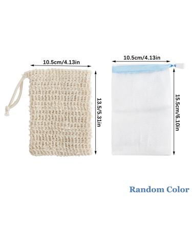2 Pack Exfoliating Mesh Soap Saver Pouch for Body Cleansing - Buy Online on GoSupps.com