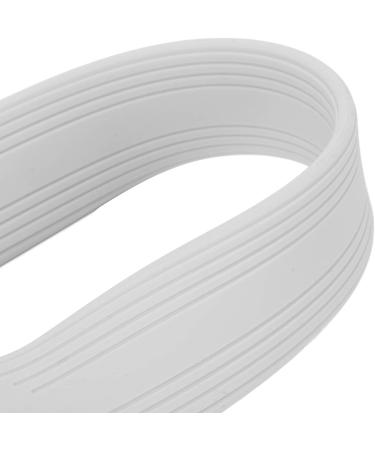 Light Grey Silicone Widen Exercise Band with Massage Handle - Buy Online on GoSupps.com
