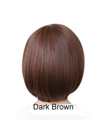 Remehi 35.6 cm (14 Inch) Dark Brown Real Hair Top Piece - Long Straight Hair Parts & Fringes for Women - Buy Online on GoSupps.com