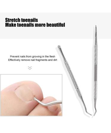 Professional Toenail Correction Tool Set - Steel Nail Corrector Voter & File for Perfect Toenails - Buy Online on GoSupps.com