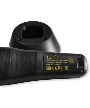 Cordless Hair Clipper by Tuft 9000-13000 RPM Motor 45mm Carbon Blade 6 Combs 120 Min Runtime - Buy Online on GoSupps.com