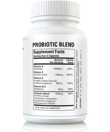 Clear-Biotic Acne Treatment Supplements Probiotic Pills for Teens & Adults | Hormonal Acne Vitamins Gut Health Support Clear Skin Formula Acne Vitamins Non-GMO (60 Capsules) - Buy Online on GoSupps.com