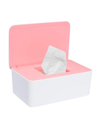 Wet wipes box plastic wet wipes donor storage box for wet wipes napkin box with lid tissue storage case paper box baby cloth case white powder cover