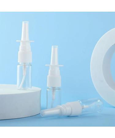 JOUSE 20Piece Nasal Spray Bottle Clear Small Empty Nose Spray Bottle Reusable Fine Mist Sprayers for Travel 10ML - Buy Online on GoSupps.com
