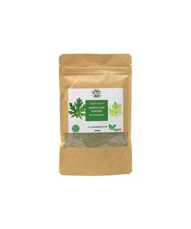 Oils and Herbs UK Clean Organic Papaya Leaf Powder - Carica Papaya-100% Pure and Natural (100) 100.00 g (Pack of 1)