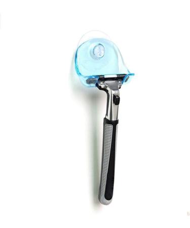 Rongweiwang Suction Razor Holder - 2-Piece Clear Bathroom Shaver Storage Rack for Easy Organization - Buy Online on GoSupps.com