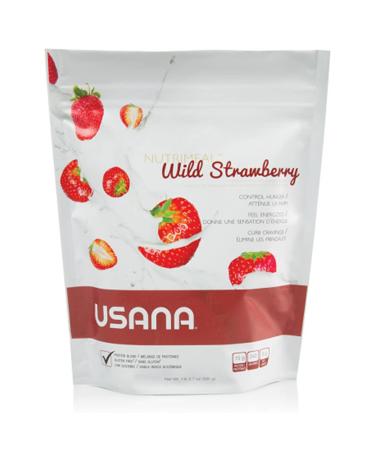 USANA Nutrimeal Meal Replacement Shake - Wild Strawberry - NON-GMO - Gluten Free - Low Glycemic - 540 Grams - 9 Servings