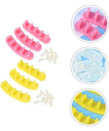 minkissy 2 Boxes Nail Practice Stand Nail Practice Display Stand Nail Practice Rack Nail Stand Acrylic Nail Art Holder Acrylic Stands for Display Manicure Tool Plastic Nails Magnetic 12X3cm Assorted Color - Buy Online on GoSupps.com