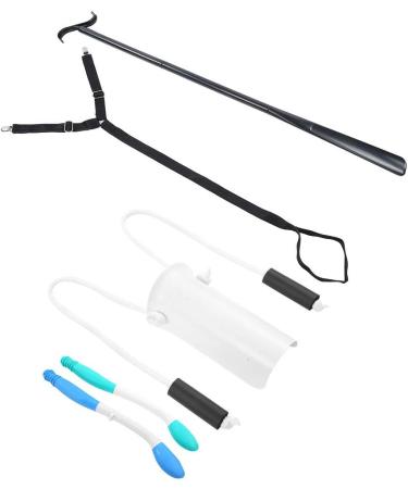Shop Kcabret Shoe & Sock Aid Device Set - Easy Dressing Tool for Seniors & Pain Relief - No Bending Down Needed - Buy Online on GoSupps.com
